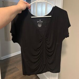 American Eagle Soft & Sexy Black Top